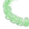 Transparent Glass Enamel Beads Strands GLAA-B021-05B-3