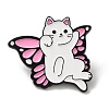 Cat with Butterfly Wing Enamel Pins JEWB-K018-04A-EB-1