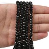 Natural Black Onyx Bead Strands G-D344-A19-02-2