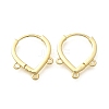 Brass Studs Earring Findings KK-Q035-08G-1