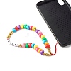 Acrylic Beads Beaded Mobile Straps HJEW-JM00580-5