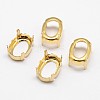Oval Brass Sew on Prong Settings X-KK-N0084-A10-13x18G-1