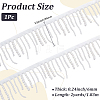 2 Yards Plastic Imitation Pearl & Polyester Beaded Trim Garland Strand OCOR-CY0004-08-2
