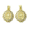 Brass Micro Pave Cubic Zirconia Pendants KK-H472-53K-G-1