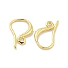 Brass Earring Hooks KK-L075-008LG-2