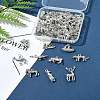 50Pcs Tibetan Style Alloy Animals Pendants FIND-FS0004-34-9