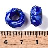 Two Tone Glass European Beads GDA009-M-4
