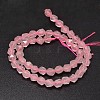 Faceted Natural Rose Quartz Beads Strands G-K066-10-8mm-3