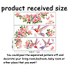 Translucent PVC Self Adhesive Wall Stickers STIC-WH0015-164-2