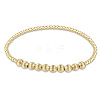Bohemia Brass Round Beaded Stretch Bracelets TK0566-26-1