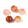 Natural Red Aventurine European Beads G-Q607-02E-1