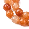 Natural Red Agate Beads Strands G-R015-B02-10mm-4