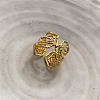 304 Stainless Steel Cuff Rings RJEW-OY001-06G-1