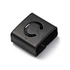 Ion Plating(IP) 304 Stainless Steel Square Slide Charms STAS-L132-16C-B-2
