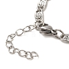 304 Stainless Steel Lumachina Chain Bracelets BJEW-C079-01B-P-3