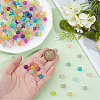 Transparent Frosted Glass Beads FGLA-PA0001-02C-3