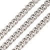 Brass Cuban Link Chains KK-CBAC547-19P-1