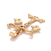 Ion Plating(IP) 304 Stainless Steel Pendants STAS-D165-14G-09-3