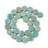 Natural Amazonite Carved Beads Strands G-B134-A01-01-3