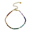 Chakra Natural Mixed Gemstone Chips Beaded Bracelets for Women BJEW-JB11631-01-2