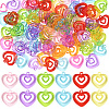 80Pcs Transparent Acrylic Pendants TACR-SP0001-32-1