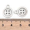4-Hole Button Tibetan Style Zinc Alloy Charms LS-X-TIBEP-R334-167AS-RS-2