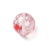 Transparent Resin Enamel Beads RESI-M052-01C-1