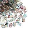 Gradient Color Transparent Glass Beads GLAA-B026-01H-1