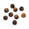 Natural Tiger Eye Cabochons G-O175-23-25-1