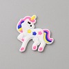 PVC Plastic Cabochons SIL-WH0019-16K-1