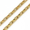 Trendy Unisex 304 Stainless Steel Box Chain Necklaces X-NJEW-L043-05G-2