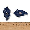 Natural Lapis Lazuli Carved Pendants G-K372-06G-02-3