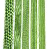 Electroplate Opaque Solid Color Glass Beads Strands LS-EGLA-A044-P1mm-L30-2