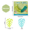 Transparent Blank Acrylic Pet Dog ID Tag PALLOY-AB00042-2