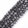 Natural Larvikite Beads Strands G-S348-03-1