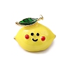 Golden Alloy Enamel Brooch JEWB-K018-32D-G-1
