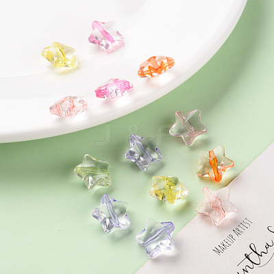 Transparent Acrylic Beads TACR-S154-22A-1