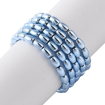 Electroplate Beads Strands EGLA-H104-02F-1