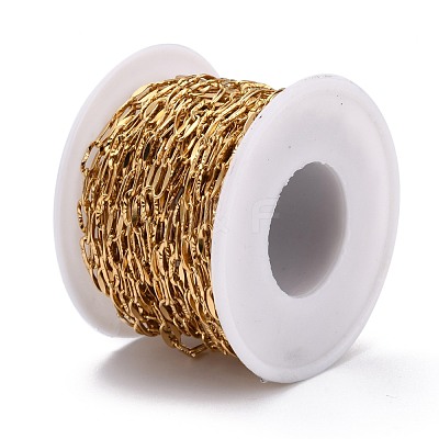 PVD Vacuum Plating 304 Stainless Steel Cable Chains CHS-D033-05G-01-1