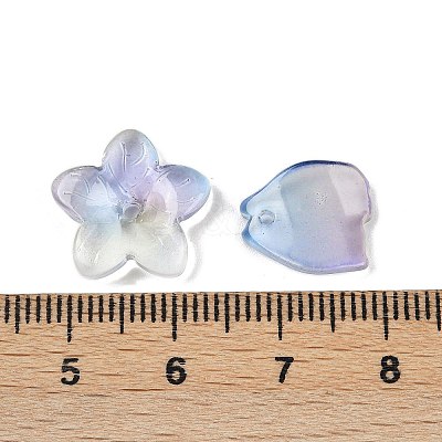 Gradient Color Transparent Glass Beads GLAA-B026-01L-1