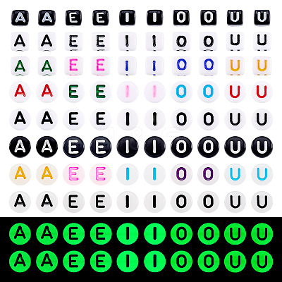 1000Pcs 40 Styles Acrylic Beads MACR-TA0002-10-1