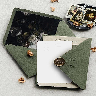 Paper Blank Card DIY-WH0110-09-1