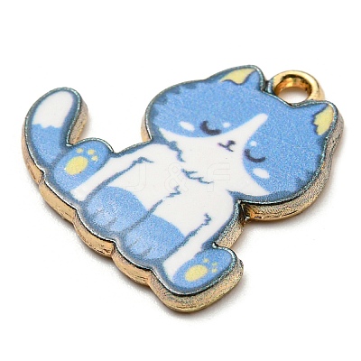 Printed Alloy Pendants ENAM-L042-04G-03-1