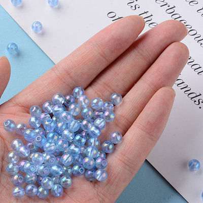 Transparent Acrylic Beads LS-X-MACR-S370-B6mm-749-1