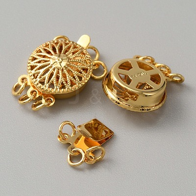 Brass Box Clasps KK-WH0079-16C-G-1