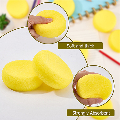 24Pcs Sponge Ink Print Pads AJEW-SP0002-92-1