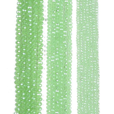 Electroplate Glass Beads Strands EGLA-A044-J6mm-A01-1