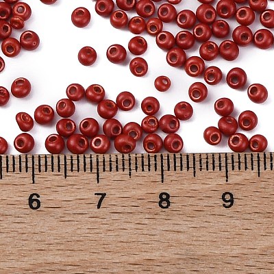 8/0 Baking Paint Glass Seed Beads X1-SEED-M012-02A-43-1