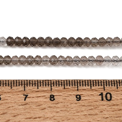 Gradient Natural Smoky Quartz Beads Strands GG-NH0017-A01-1