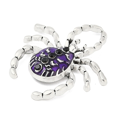Alloy Rhinestone Enamel Pendants PALLOY-R151-67AS-02-1